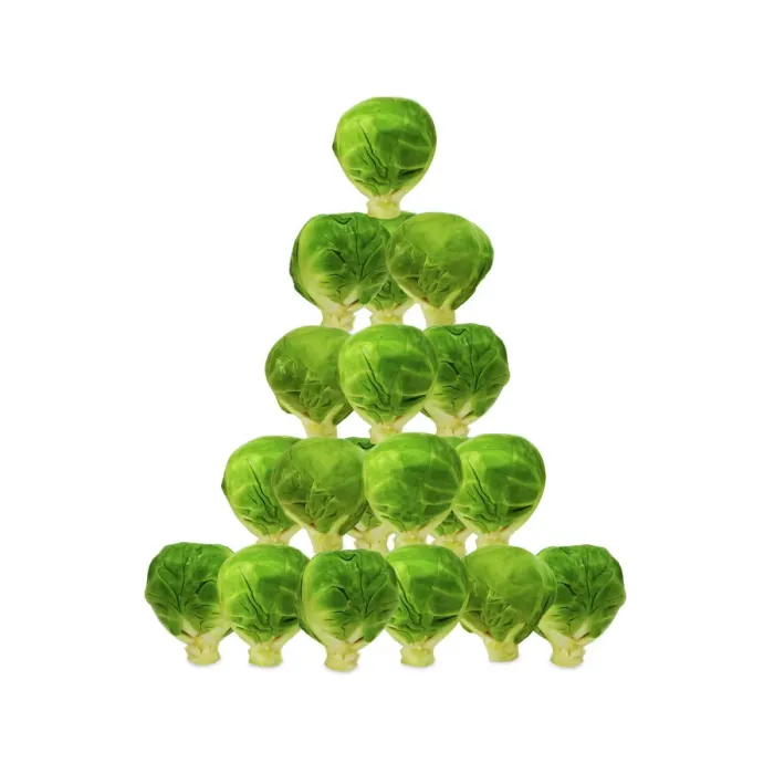 Gerahmter Druck : Brauner Rübenbaum im Weihnachtsbaumform