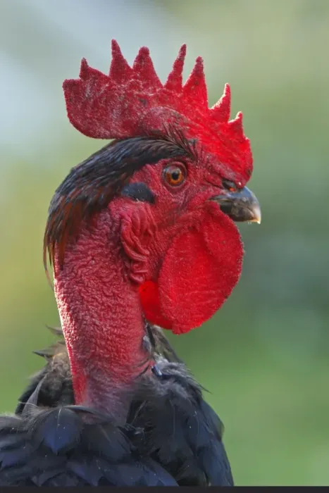 Gerahmter Druck : Huhn - Hahn Gerahmter Druck : Huhn - Hahn