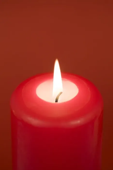 Gerahmter Druck : Red Candle Gerahmter Druck : Red Candle