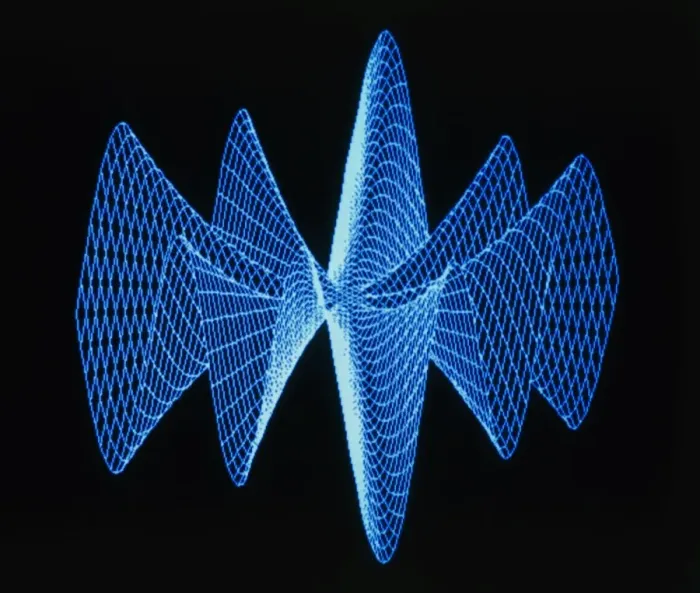 Gerahmter Druck : Vierdimensionaler Plot einer komplexen Mathematikfunktion Gerahmter Druck : Vierdimensionaler Plot einer komplexen Mathematikfunktion