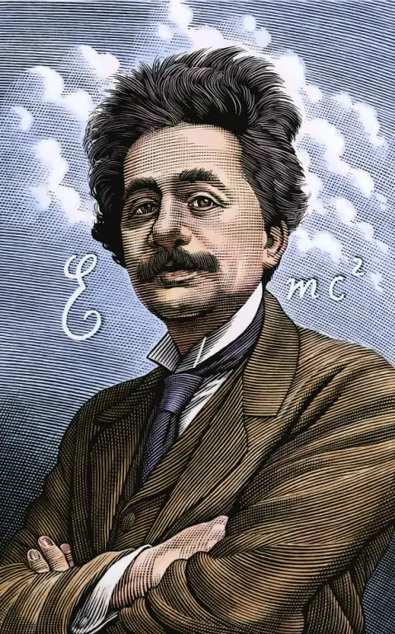 Gerahmter Druck : Albert Einstein, Physiker Gerahmter Druck : Albert Einstein, Physiker