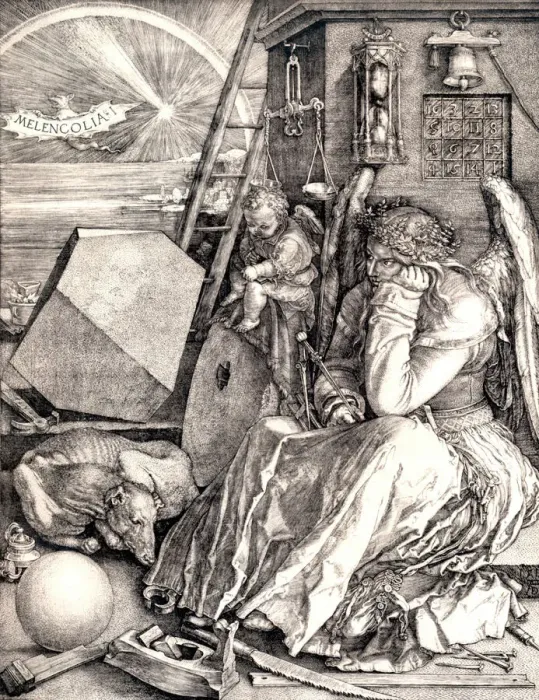 Gerahmter Druck : Alchemy. Alchemie. Historisches Kunstwerk des deutschen Künstlers Albrecht Dürer Gerahmter Druck : Alchemy. Alchemie. Historisches Kunstwerk des deutschen Künstlers Albrecht Dürer