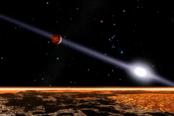 Gerahmter Druck : Alte Planeten Gerahmter Druck : Alte Planeten