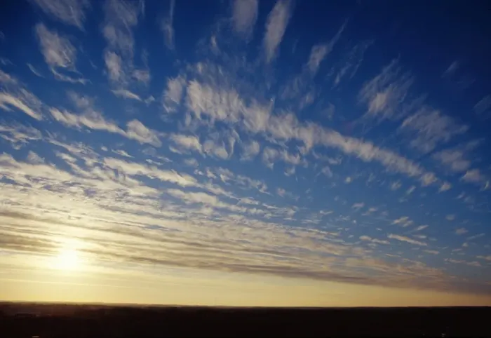 Gerahmter Druck : Hoher Stratosphäenwolken Gerahmter Druck : Hoher Stratosphäenwolken