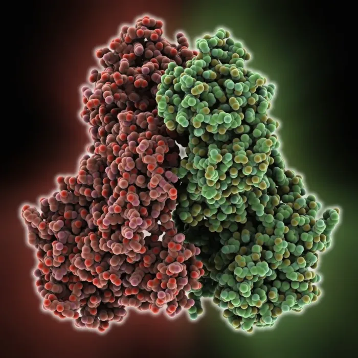 Gerahmter Druck : Toxinzidmolekül der Anthrax Gerahmter Druck : Toxinzidmolekül der Anthrax