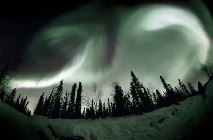 Gerahmter Druck : Aurora borealis Gerahmter Druck : Aurora borealis