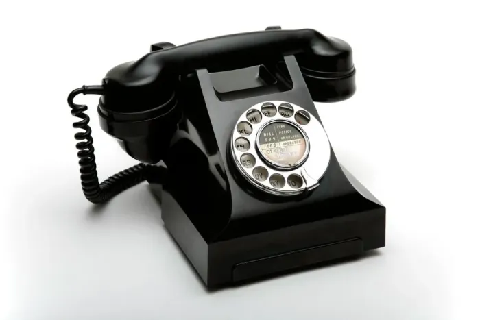Gerahmter Druck : Plastiktelefon Gerahmter Druck : Plastiktelefon