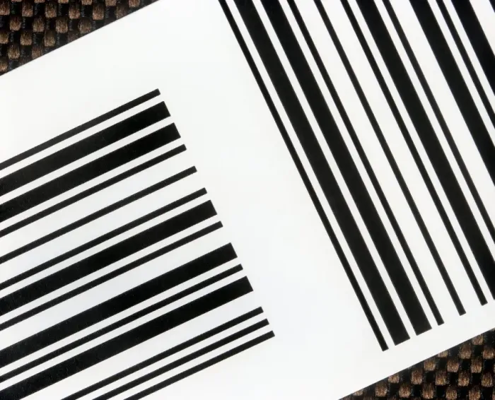 Gerahmter Druck : Barcodes. Barcodes werden verwendet, um Artikel zu beschriften und Informationen Gerahmter Druck : Barcodes. Barcodes werden verwendet, um Artikel zu beschriften und Informationen