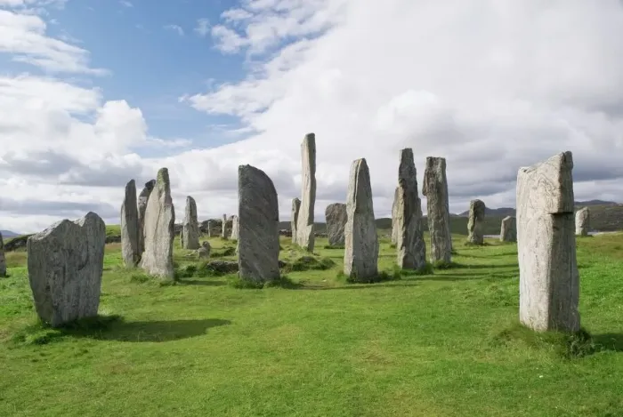Gerahmter Druck : Callanish-Stone-Zirkel