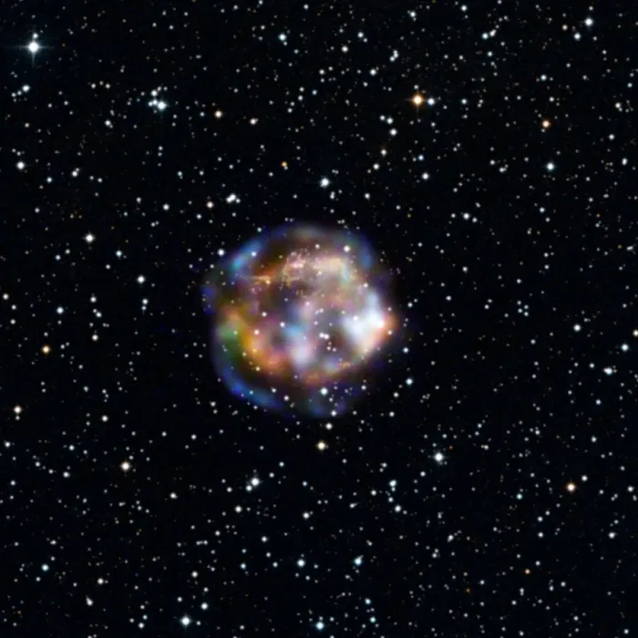 Gerahmter Druck : Kassiopeja A, NUSTAR-Röntgenbild C016 / 9727 Gerahmter Druck : Kassiopeja A, NUSTAR-Röntgenbild C016 / 9727