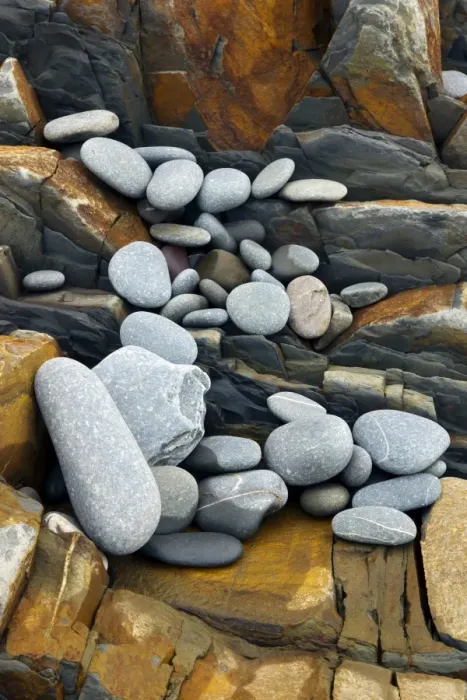 Gerahmter Druck : Küstenfelsen Gerahmter Druck : Küstenfelsen