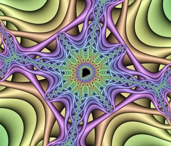 Gerahmter Druck : Bild aus der Computererzeugung des Mandelbrots Gerahmter Druck : Bild aus der Computererzeugung des Mandelbrots