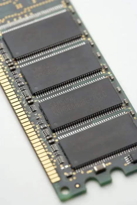 Gerahmter Druck : Rechner-Speicherchips Gerahmter Druck : Rechner-Speicherchips