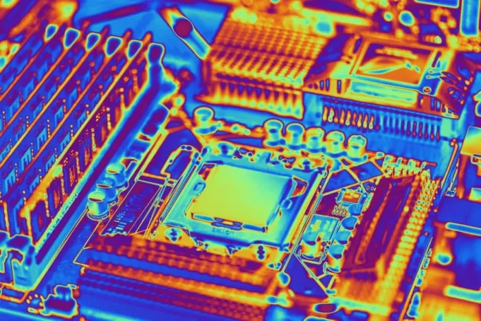 Gerahmter Druck : Rechner-Mutterbrett mit Core i7-Prozessor Gerahmter Druck : Rechner-Mutterbrett mit Core i7-Prozessor