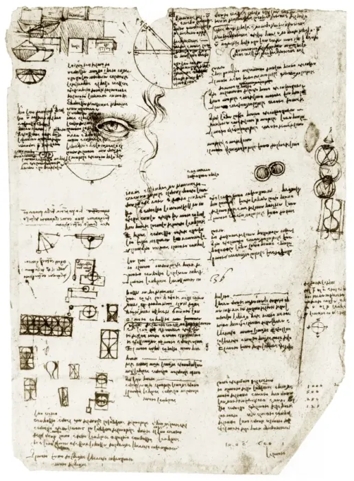 Gerahmter Druck : Das Notebook von Da Vinci Gerahmter Druck : Das Notebook von Da Vinci