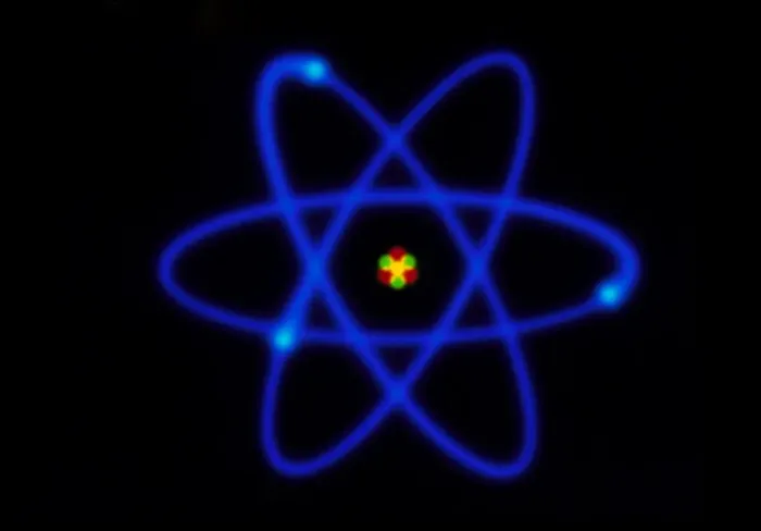 Gerahmter Druck : Bild des Atomstrukturschemas Gerahmter Druck : Bild des Atomstrukturschemas