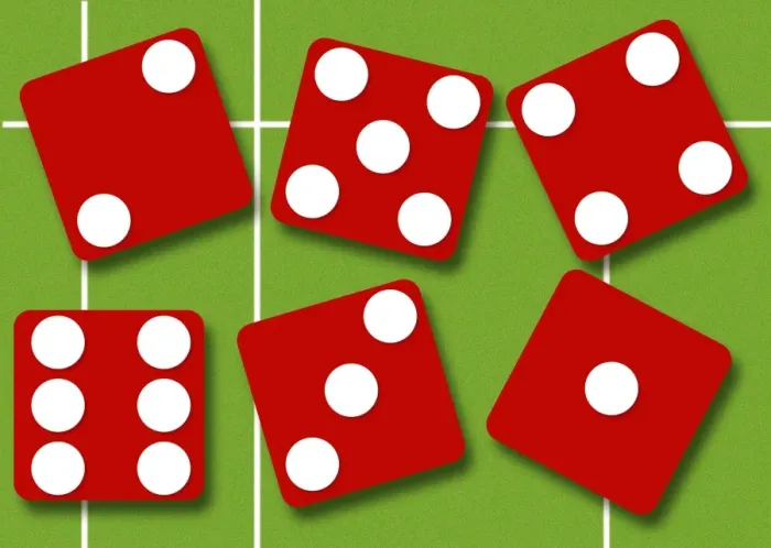 Gerahmter Druck : Dice Gerahmter Druck : Dice