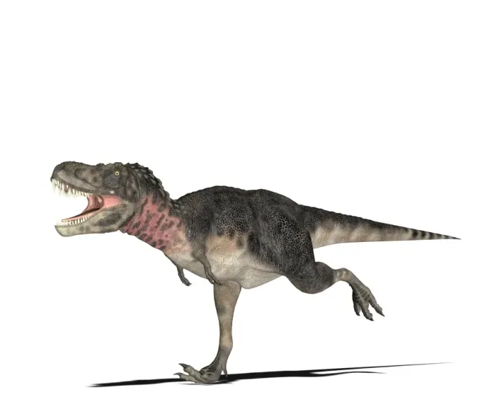 Gerahmter Druck : Tarbosaurus-Dinosaurus, Computerkunstwerk Gerahmter Druck : Tarbosaurus-Dinosaurus, Computerkunstwerk