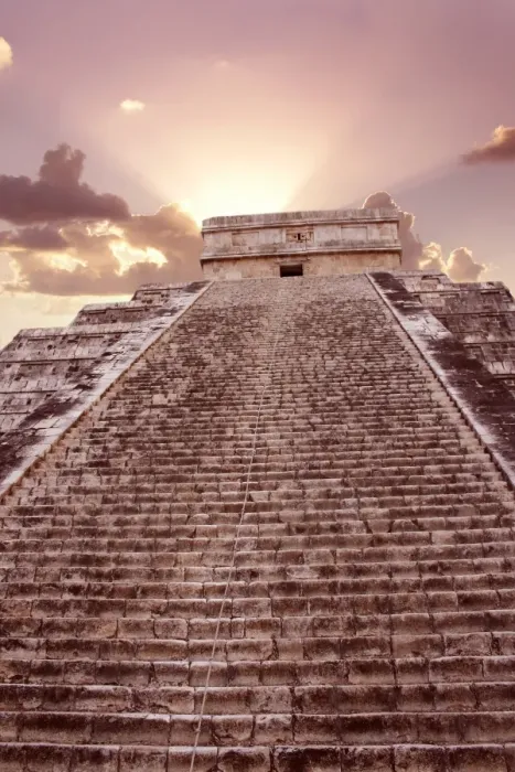 Gerahmter Druck : El Castillo von Chichén-Itzá in Mexiko Gerahmter Druck : El Castillo von Chichén-Itzá in Mexiko