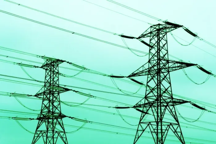 Gerahmter Druck : Elektrizitätspylone Gerahmter Druck : Elektrizitätspylone