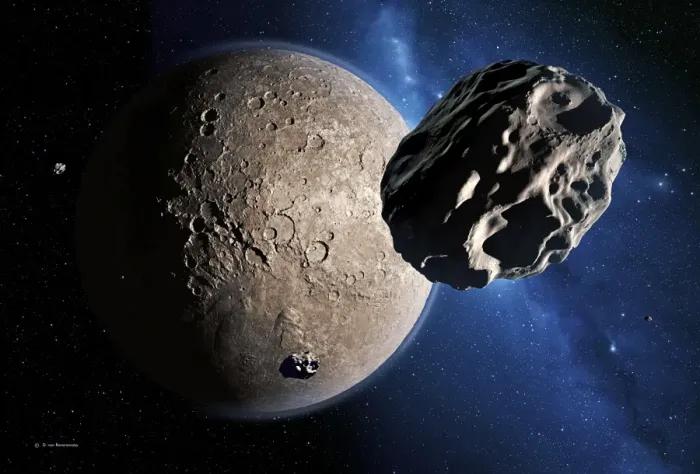 Gerahmter Druck : Dwarfplanet Eris Gerahmter Druck : Dwarfplanet Eris