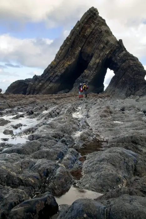 Gerahmter Druck : Verwitterter Devonzugschist Gerahmter Druck : Verwitterter Devonzugschist