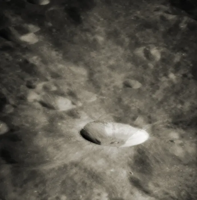 Gerahmter Druck : Mondvorderseite, Apollo 11 Gerahmter Druck : Mondvorderseite, Apollo 11