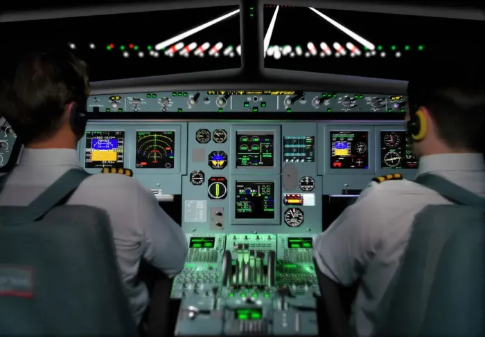 Gerahmter Druck : Flugsimulator Gerahmter Druck : Flugsimulator