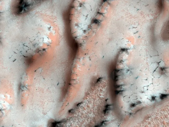 Gerahmter Druck : Eisener Mars, Satellitenbild Gerahmter Druck : Eisener Mars, Satellitenbild
