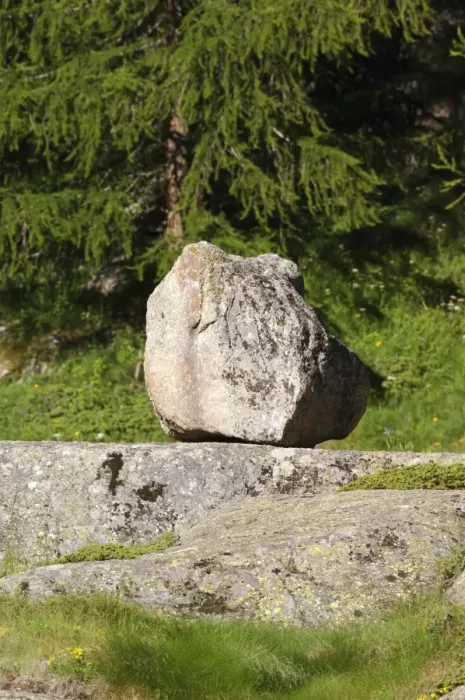 Gerahmter Druck : Eiszeitlicher Erschütterungsbodenstein C017 / 6773 Gerahmter Druck : Eiszeitlicher Erschütterungsbodenstein C017 / 6773