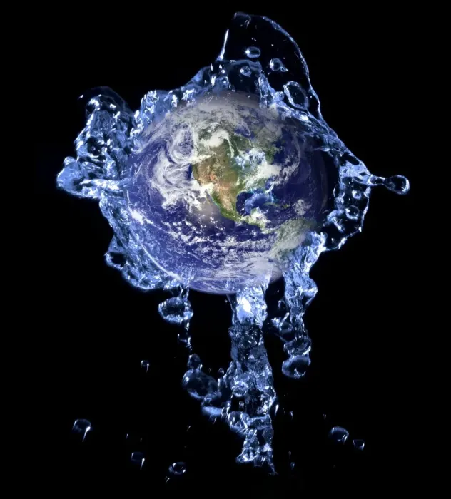Gerahmter Druck : Globale Wasserverbrauch Gerahmter Druck : Globale Wasserverbrauch