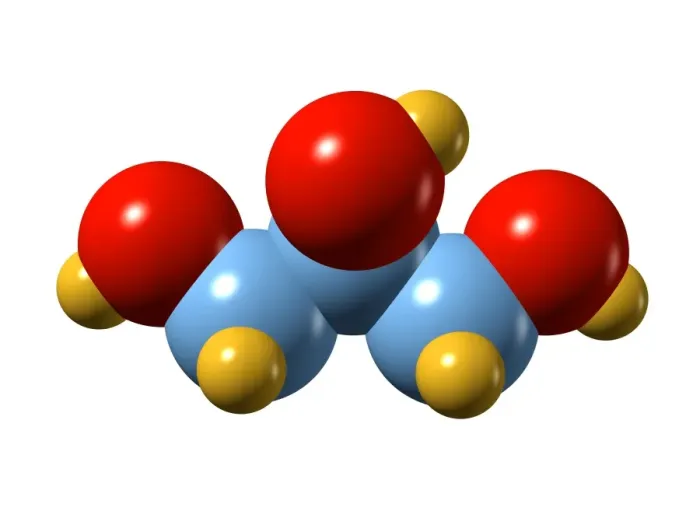 Gerahmter Druck : Glykeraldehyd Molekül Gerahmter Druck : Glykeraldehyd Molekül