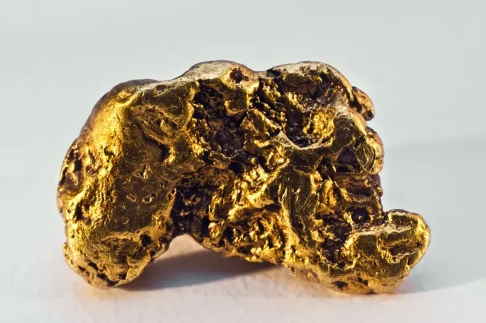 Gerahmter Druck : Goldnugget Gerahmter Druck : Goldnugget