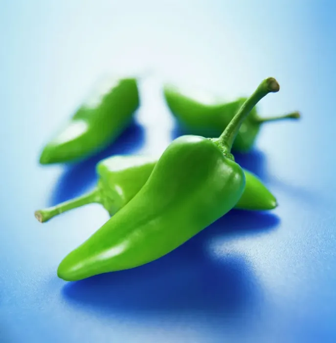 Gerahmter Druck : Grüne Chili-Pfefferminze Gerahmter Druck : Grüne Chili-Pfefferminze