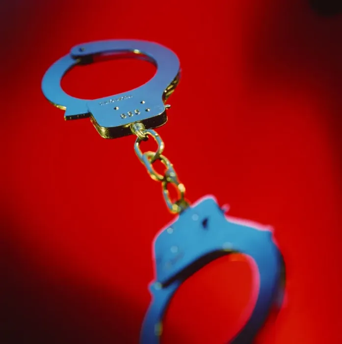 Gerahmter Druck : Handcuffs Gerahmter Druck : Handcuffs