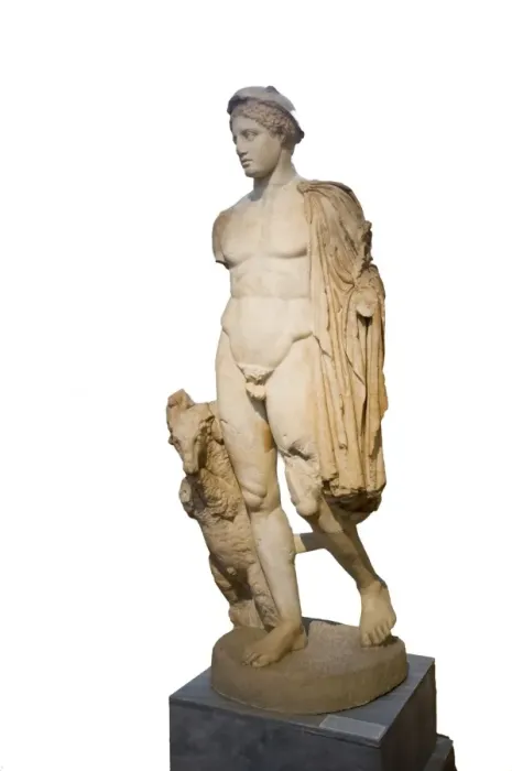 Gerahmter Druck : Hermeusstatue, Athen Gerahmter Druck : Hermeusstatue, Athen