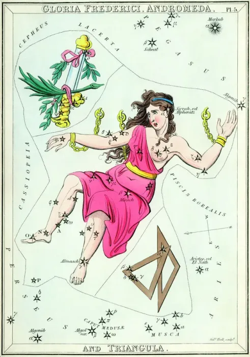 Gerahmter Druck : Andromedae-Konstellation Gerahmter Druck : Andromedae-Konstellation