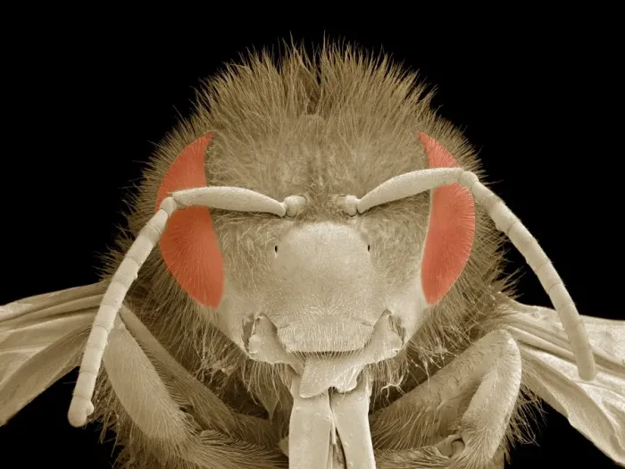 Gerahmter Druck : Bienenkopf, SEM Gerahmter Druck : Bienenkopf, SEM