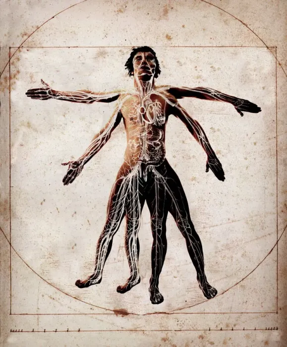 Gerahmter Druck : Menschliche Anatomie Gerahmter Druck : Menschliche Anatomie
