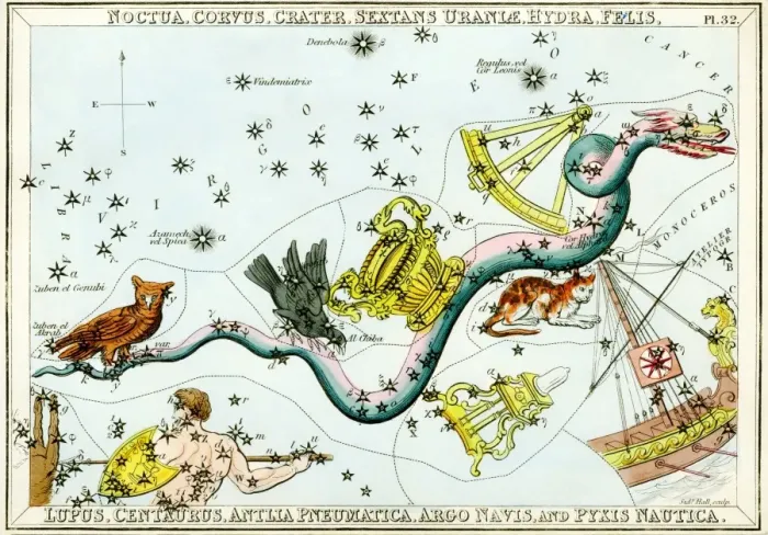 Gerahmter Druck : Hydra-Constellation Gerahmter Druck : Hydra-Constellation