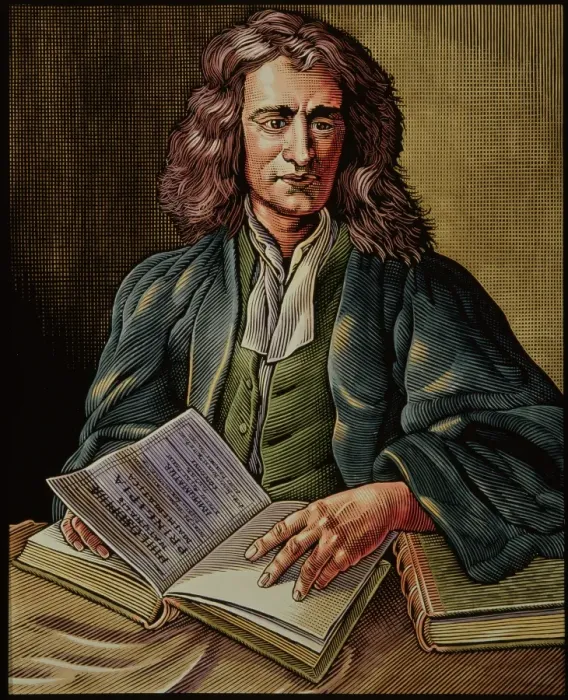 Gerahmter Druck : Isaac Newton Gerahmter Druck : Isaac Newton