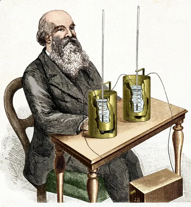 Gerahmter Druck : James Joule, britischer Physiker Gerahmter Druck : James Joule, britischer Physiker