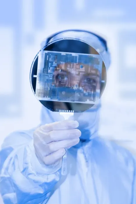 Gerahmter Druck : MEMS-Chip C013 / 5610 Gerahmter Druck : MEMS-Chip C013 / 5610