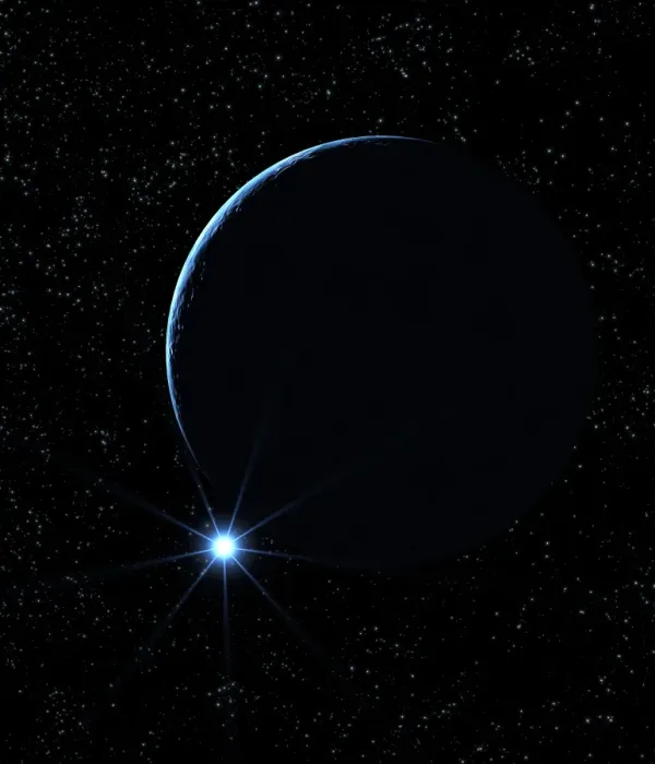 Gerahmter Druck : Mond und Stern Gerahmter Druck : Mond und Stern