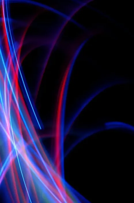 Gerahmter Druck : Bewegende Lichter, abstrakter Bild Gerahmter Druck : Bewegende Lichter, abstrakter Bild