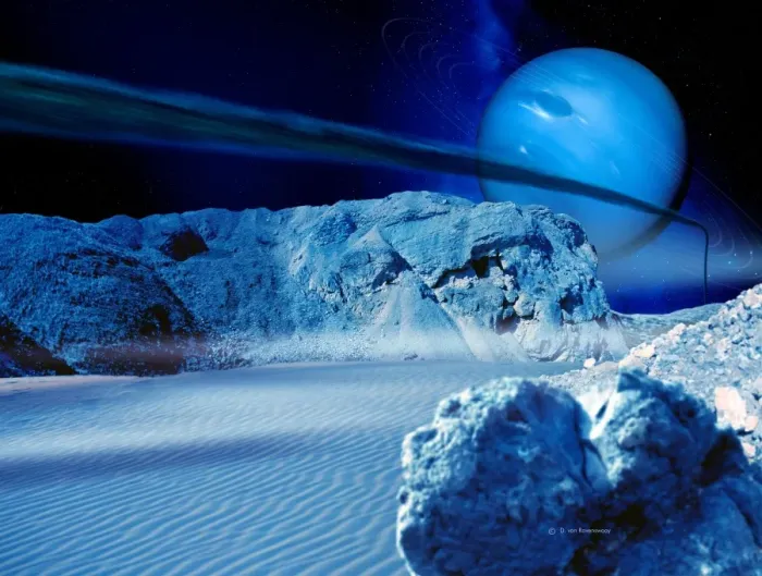 Gerahmter Druck : Nepunkt von Triton Gerahmter Druck : Nepunkt von Triton