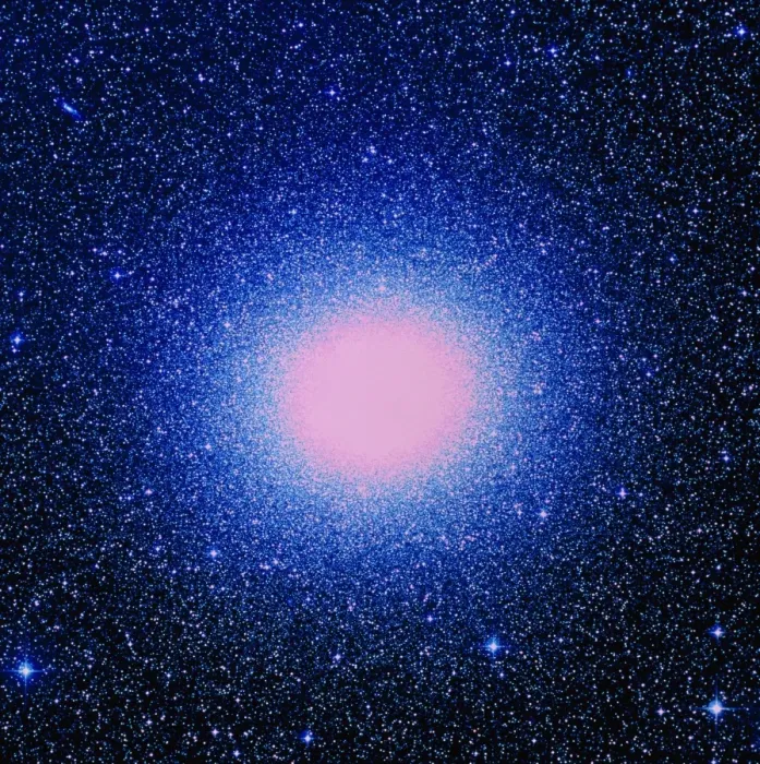 Gerahmter Druck : Bildoptik eines Globularkerns Omega Centauri Gerahmter Druck : Bildoptik eines Globularkerns Omega Centauri