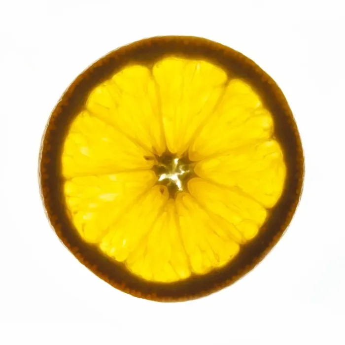Gerahmter Druck : Orangenscheibe Gerahmter Druck : Orangenscheibe