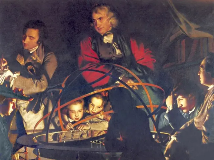 Gerahmter Druck : Die Uhrwerk von Joseph Wright Gerahmter Druck : Die Uhrwerk von Joseph Wright