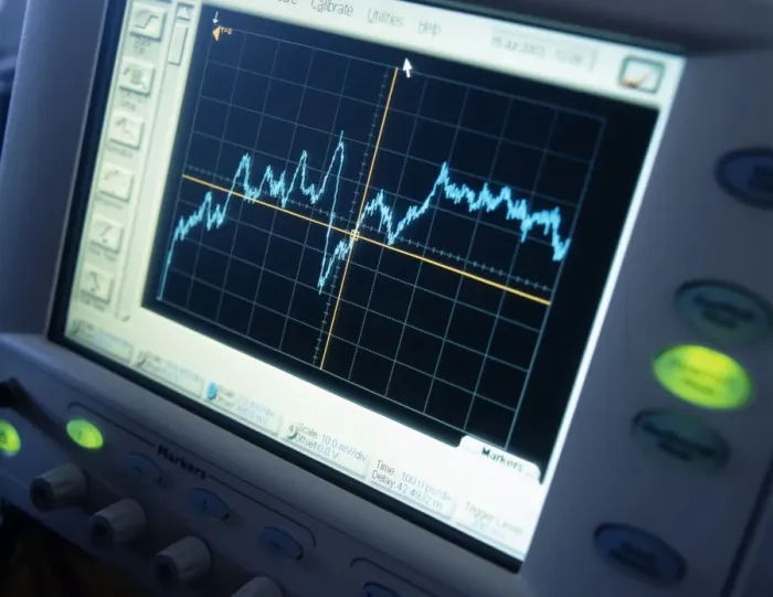 Gerahmter Druck : Elektronenröhrenspur Gerahmter Druck : Elektronenröhrenspur